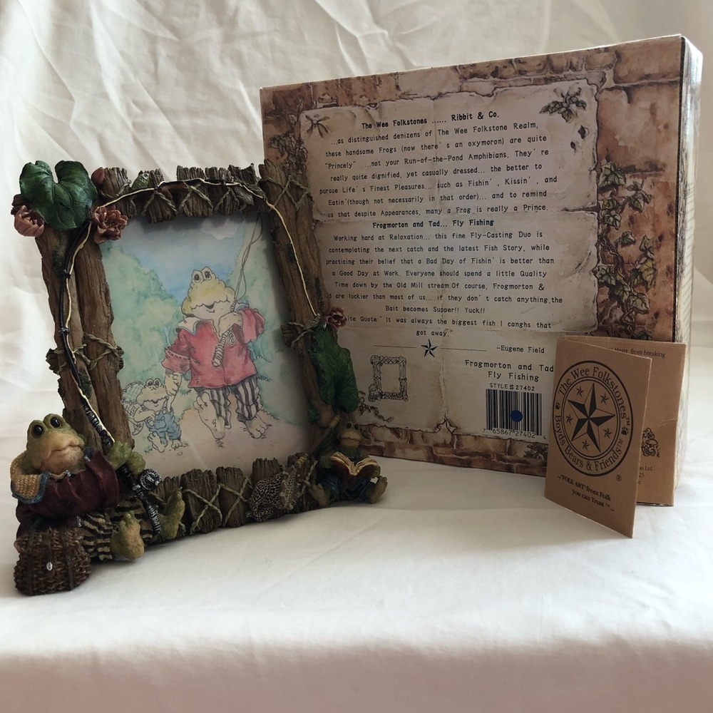 BNIB Boyds Bears Wee Folkstones Picture Frame